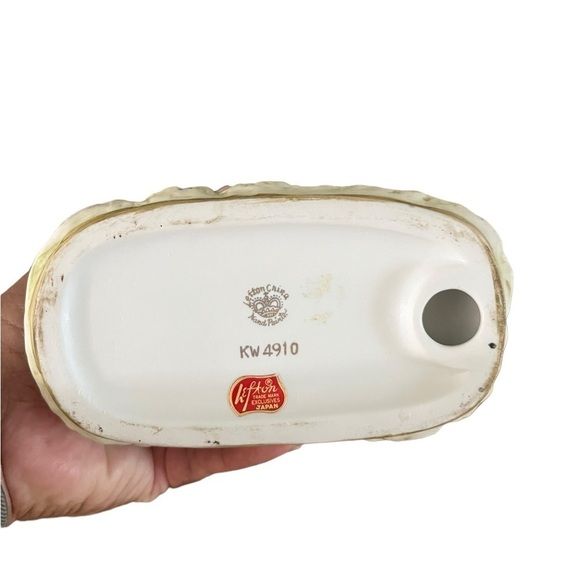 Vintage Lefton Panda Bear Ceramic Figurine #KW4910 Chipped - Picture 11 of 12